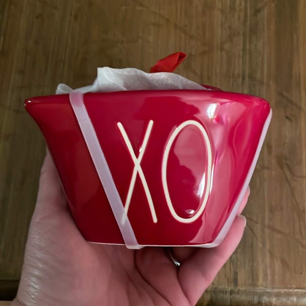 RAE DUNN  RED HEART SHAPED MEASURING CUPS Valentine's Day  (14)
